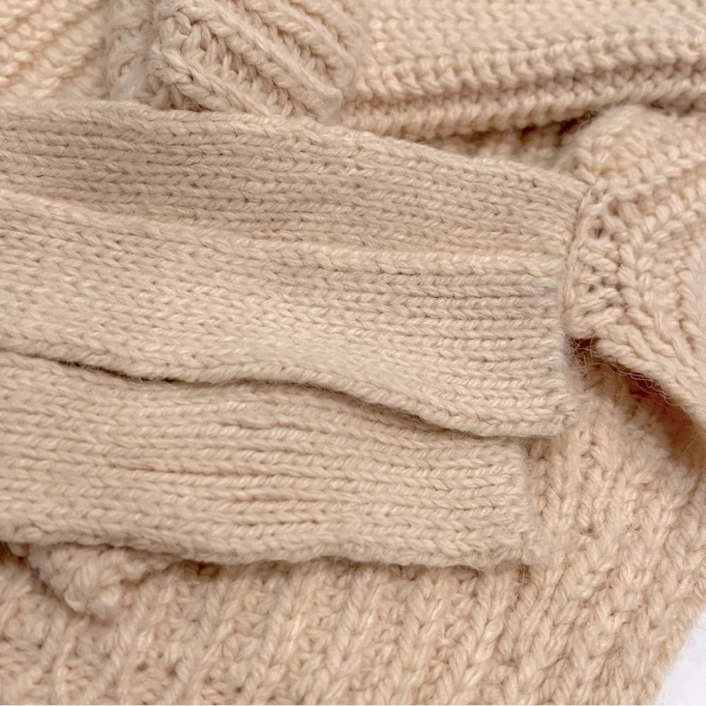 Zara Crossover Cardigan Sweater NWOT w/Tie Detail Blush Pink Small Blogg… - Picture 9 of 15